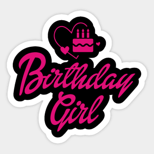 Birthday Girl Gifts Womens Kids Funny Birthday Girl Sticker